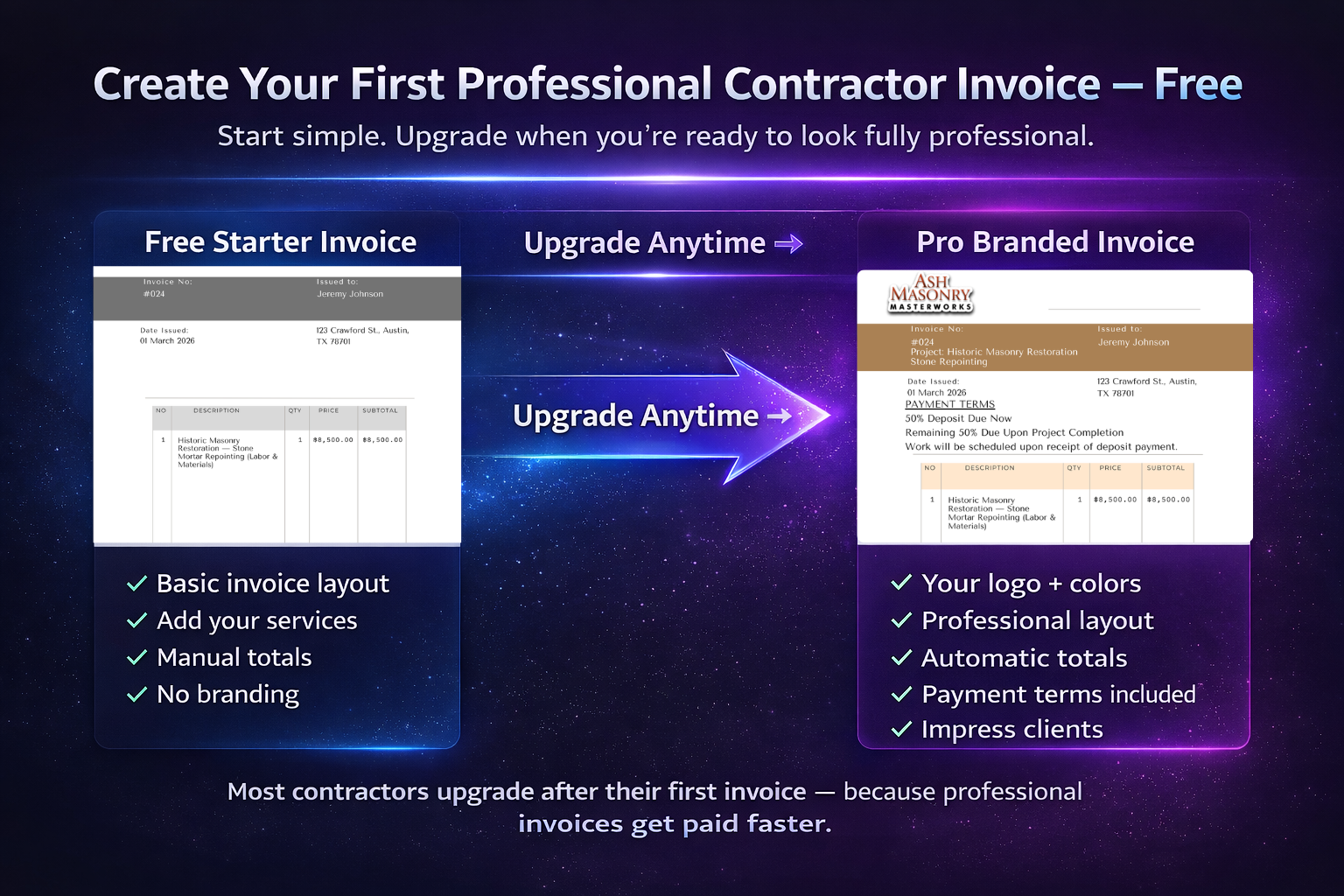 ATX Lead Score Invoice Builder